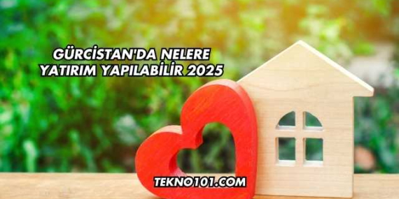 Gürcistan’da Nelere Yatırım Yapılabilir 2025